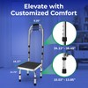 JJ CARE Step Stool with Handle for Elderly (300 lbs.