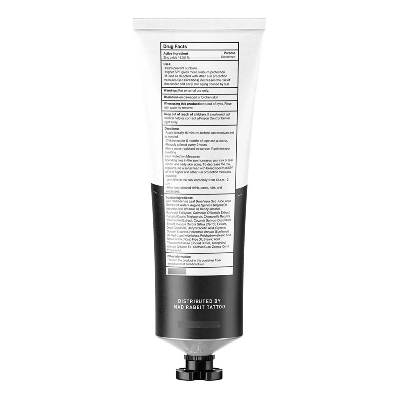 Mad Rabbit Defend Tattoo Sunscreen - Spf 30 100ml Tube