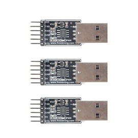 JESSINIE 3PCS USB to TTL Serial Port Converter Module CH340N Chip Integration 5V to 3.3V FS-USB-UTTL