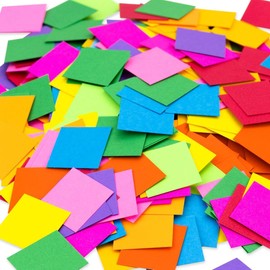 Hygloss 500 Pcs Small Cardstock Squares - 1.5" Inch Papers Squares - Great for Mosaic Crafts, Arts & Crafts, DIY Projects, Classroom Activities & Much More – Double-Sided, Bright Assorted Colors