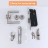 Banna Cerradura Alta Seguridad DO-3SS para Puertas Izquierda/Derecha Plateada