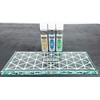 Jende 2 sided 10x4 glass lapping plate with coarse,medium &