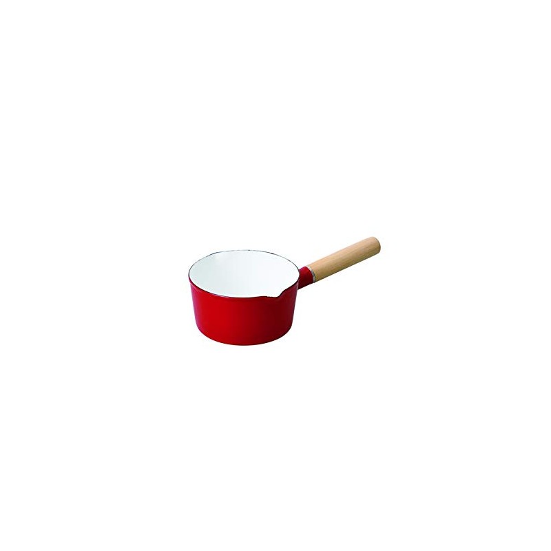 Pearl Metal Clevia Enameled Milk Pan, 5.9 inches (15 cm),