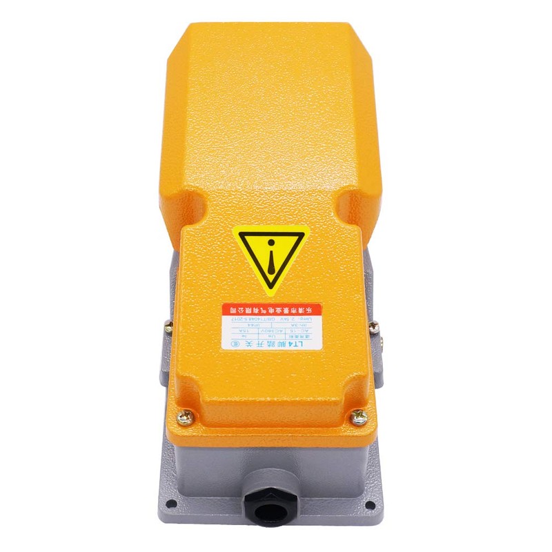 mxuteuk Electric Foot Pedal Switch 380V AC 15A High Performance