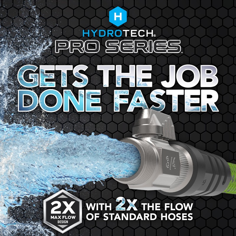 HydroTech 50 ft Expandable Garden Hose - Pro Series, 2x