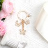 Bling Butterfly Keychains, Crystal Butterfly Keychain,Sparkling Rhinestone Charm, Shiny Keyring