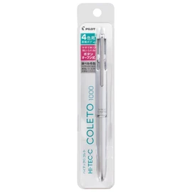 PILOT PLHKC1SCS Pilot Multi-functional Pen Hi-Tec C Colleto 1000 for Body 4 Colors, Silver