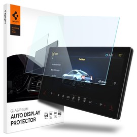 Spigen Tempered Glass Screen Protector [GlasTR Slim] designed for Ford Mustang (2024/2025) 13.2 inch Dashboard Touchscreen - Crystal Clear