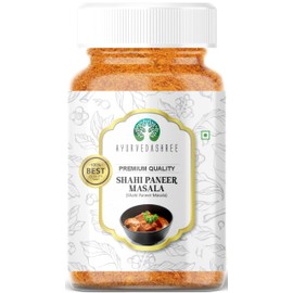 AYURVEDASHREE Shahi Paneer Masala 100gm PET Jar- All Natural | for Delicious & Flavourful Cooking | No Artificial Flavour Added - Vegetarian | Non GMO | Indian Spices