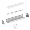 LED Profile in White P3-1 100 cm without Cover for