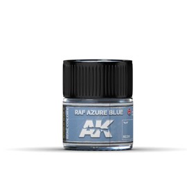 AK Interactive Real Color Air Single Paint Line 10ml - RC285 thru RC342 Color: ARF Azure Blue - RC291