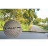 Round Golf Lovers Air Freshener - Fun Message and Golf