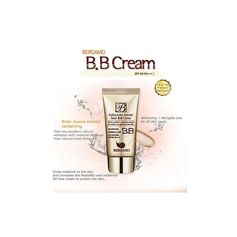 Bergamo] Magic Snail BB Cream 50ml /Intense Care Wrinkle Care