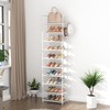 LANTEFUL LANTEFUL 10 Tiers Tall Shoe Rack 20-25 Pairs Boots