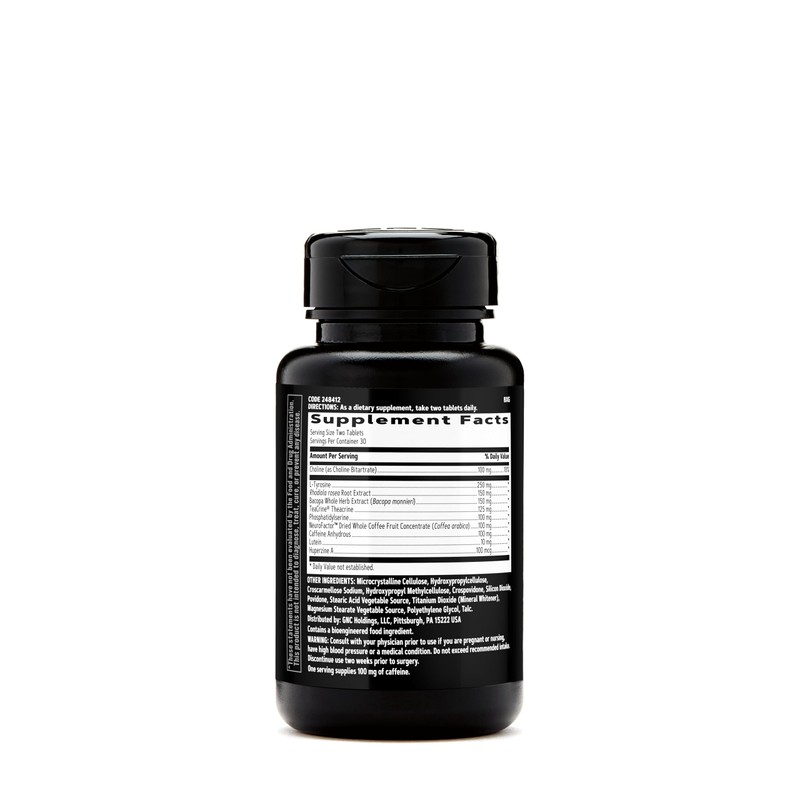 GNC AMP Amplified Focus, 60 Tablets, Fuels Mental Clarity