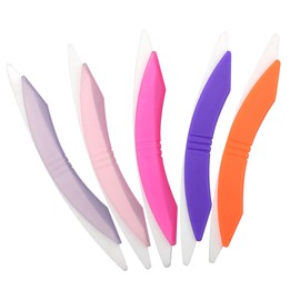 Baluue 5pcs Nail Files Portable Nail Trimming Tools for Manicure and Art for Acrylic and Natural Lightweight and Reusable Design