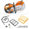 Akozon Filter Service Kit Air Filter and Fuel Filter Primer