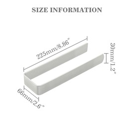 Alise Hand Towel Holder Towel Ring for Bathroom Lavatory Self-Adhesive,SUS304 Stainless Steel Towel Rack Towel Bar Towel Hanger for Wall,Glass Door,Cabinet Side,Wash Basin Side,Kitchen,Brushed