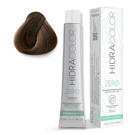HIDRACOLOR - Tinte Permanente para Cabello Zero Color 6 Rubio Oscuro 90 ml, sin Amoníaco, Cubre Canas, con Miel y Aloe Vera, Gran Duración y Humectaci