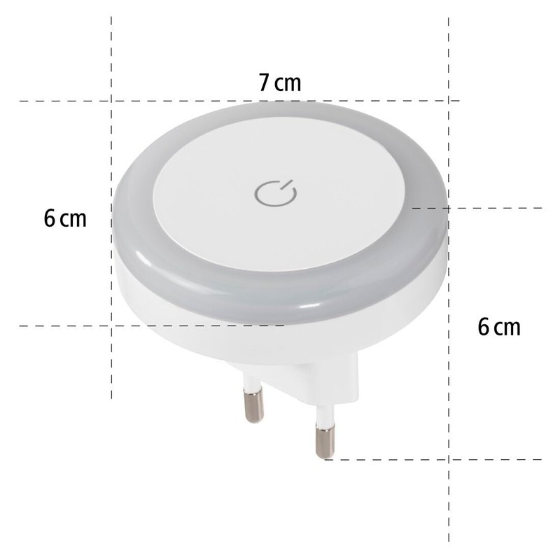 Hama LED Night Light "Touch Switch" for Socket, Touch Sensor,