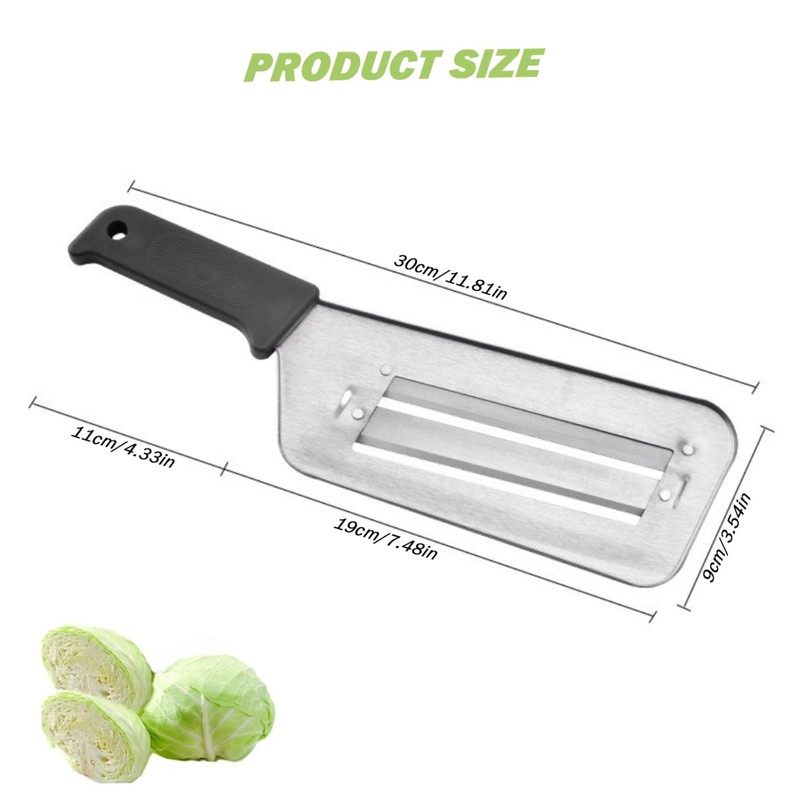 Cabbage Shredder Stainless Steel Blade Cabbage Slicer Shredder Skidproof Cabbage
