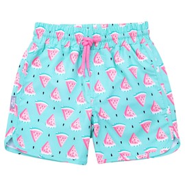 Jan & Jul Girl Swim Shorts for Baby and Toddle (2T, Watermelon)