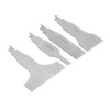 4PCS Reciprocating Saw Scraper Blade Multifunctional Stainless Steel Tile Cleaning