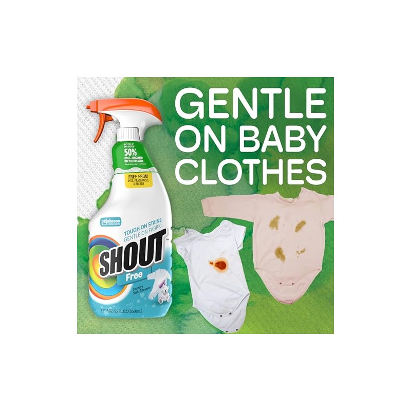 Shout Fragrance-Free Trigger, 22 oz (Packaging May Vary)