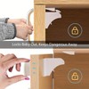 WeddHuis 4 Locks with 1 Key Baby Safety Magnetic Cabinet