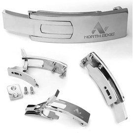Replacement Lever Buckle for Power Weightlifting Belt, Strengthen Workout Training Gym Fitness Exercise Deadlift (Silver)