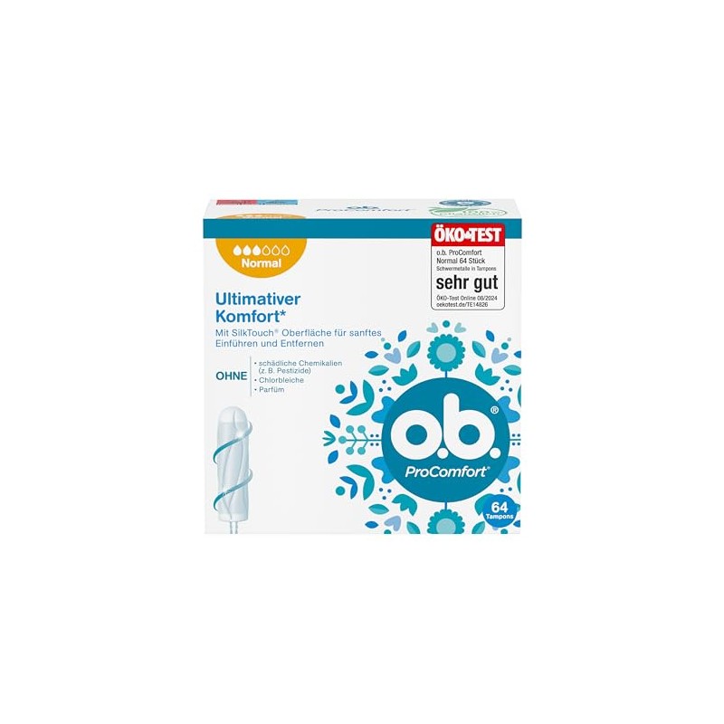o.b. ProComfort Normal Tampon for Medium to Stronger Days, Ultimate