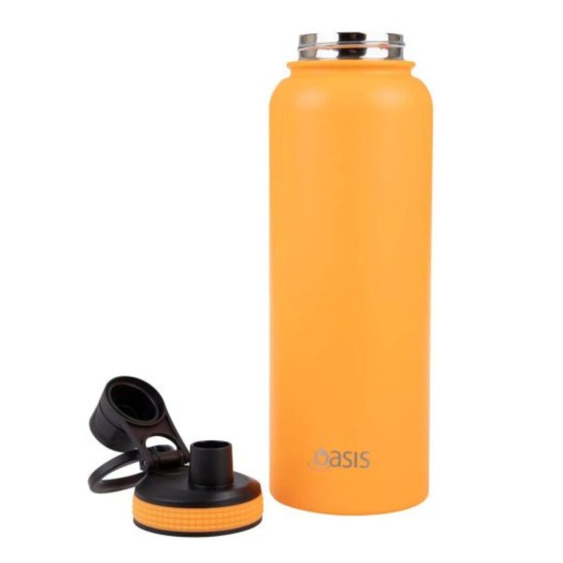 Oasis Stainless Steel Double Wall Insulated Sports Bottle with Screw