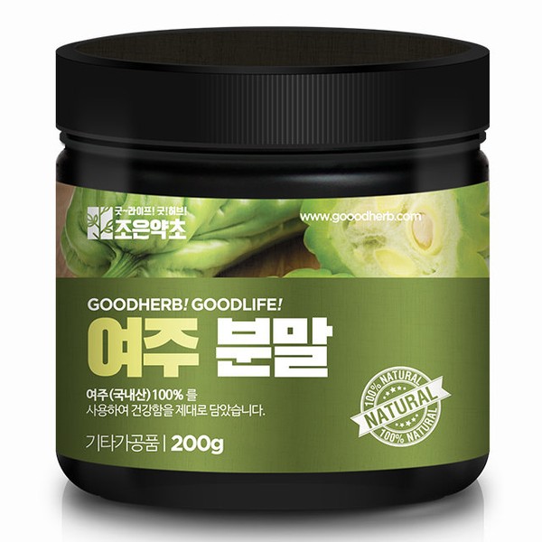 Joeun Herb Domestic Yeoju Fruit and Yeoju Powder 200g / 조은약초 국산 여주 고과 여주분말 가루 200g