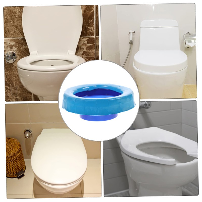 LALAFINA Toilet Bowl Sealing Ring with Flange Odorproof Leakproof Toilet
