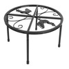 Chicken Feeder Metal Stand Indoor Outdoor Iron Flower Pot Holder