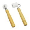 Wallpaper Seam Roller, 2 Pcs Wooden Handle Wallpaper Scorer Tools