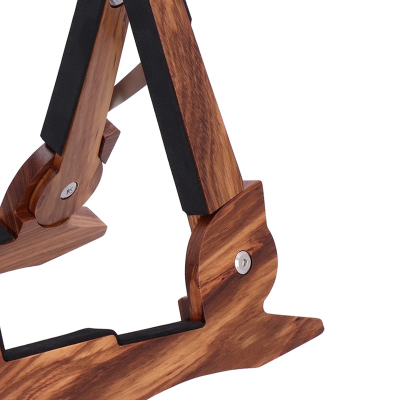 Electric Guitar Stand MA38E Foldable Zebrawood RabbibShape Flooring Holder with