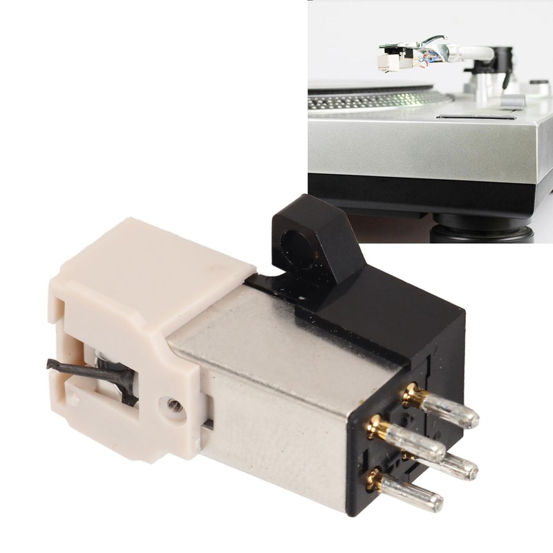 Magnetic Cartridge Stylus Lightweight Clear Turntable Needle Replacement for Turntable