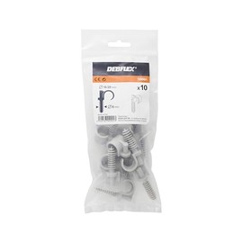 Debflex 709901 10 Clips Umbrella Simple 16-20 Grey