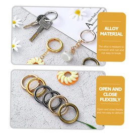 Operitacx Lightweight DIY Accessories Spring Ring Portable Spring Clamp for Craft