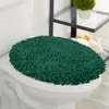 LuxUrux Toilet Lid Cover, Extra-Soft Plush Seat Cloud Washable Shaggy