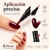 6 Piezas Pen Esmalte de Uñas, 2026 Nuevo Rotuladores de