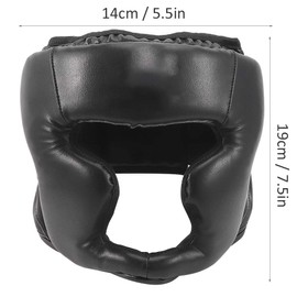 Keenso Boxing Head Guard Helmet,Cheeks&Ear Protection,Adult/Children,Sanda/Muay/Thai/Kickboxing/Karate/Taekwondo,Fighting Protecting Equipment(Kid) BoxingBoxing Athletics