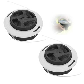 LZEXIN Trimmer Head for Stihl Autocut C26-2 FS 55/56/70/90/94/91/100/111/130/130T/131/240 4002 710 2137 460TC-EM Brushcutter, Bump Feed Brush Cutter Head Spool, Auto Cut Strimmer Head (2pcs)