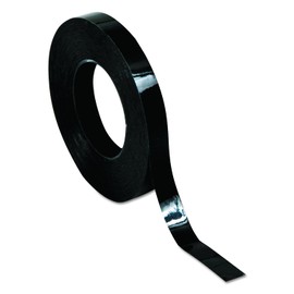 Chartpak - Cintas gráficas gráficas, núcleo de 1 pulgada, 0.25 pulgadas x 27 pies, negro mate