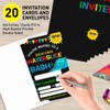 Water Slide Birthday Invitations for Boys with Envelopes, Bash Invites