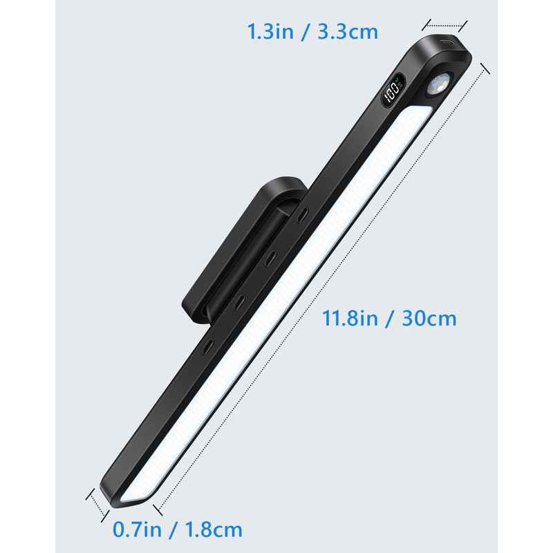 Ferswe 5W Motion Sensor LED Light Bar with Remote, 2500mAh