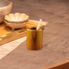 arufakkusu Toothpick Holder Wood Grain Diameter 3.5 × 4.5 cm 切立 Toothpick