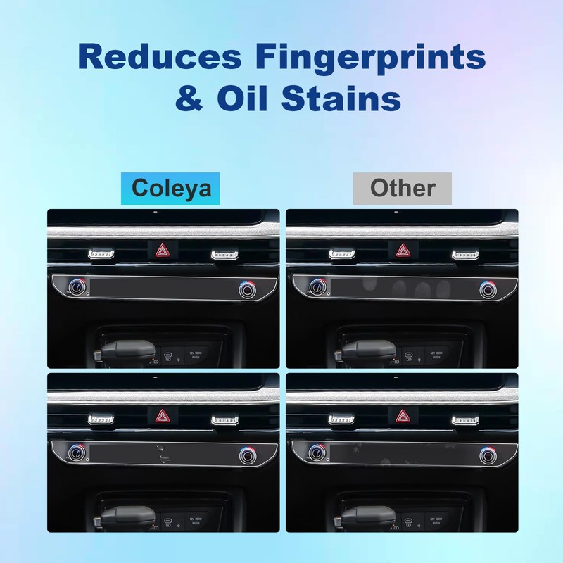 Coleya (2 Pack) 2025 K5 AC Screen Protector for Kia