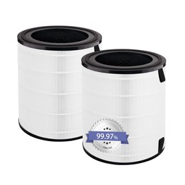 2 Pack Popurure LV-H133 Replacement Filter Compatible with LEVOIT LV-H133 Air Purifier, 3-in-1 True Filters and Activated Carbon Filt-er Set, Part Number LV-H133-RF